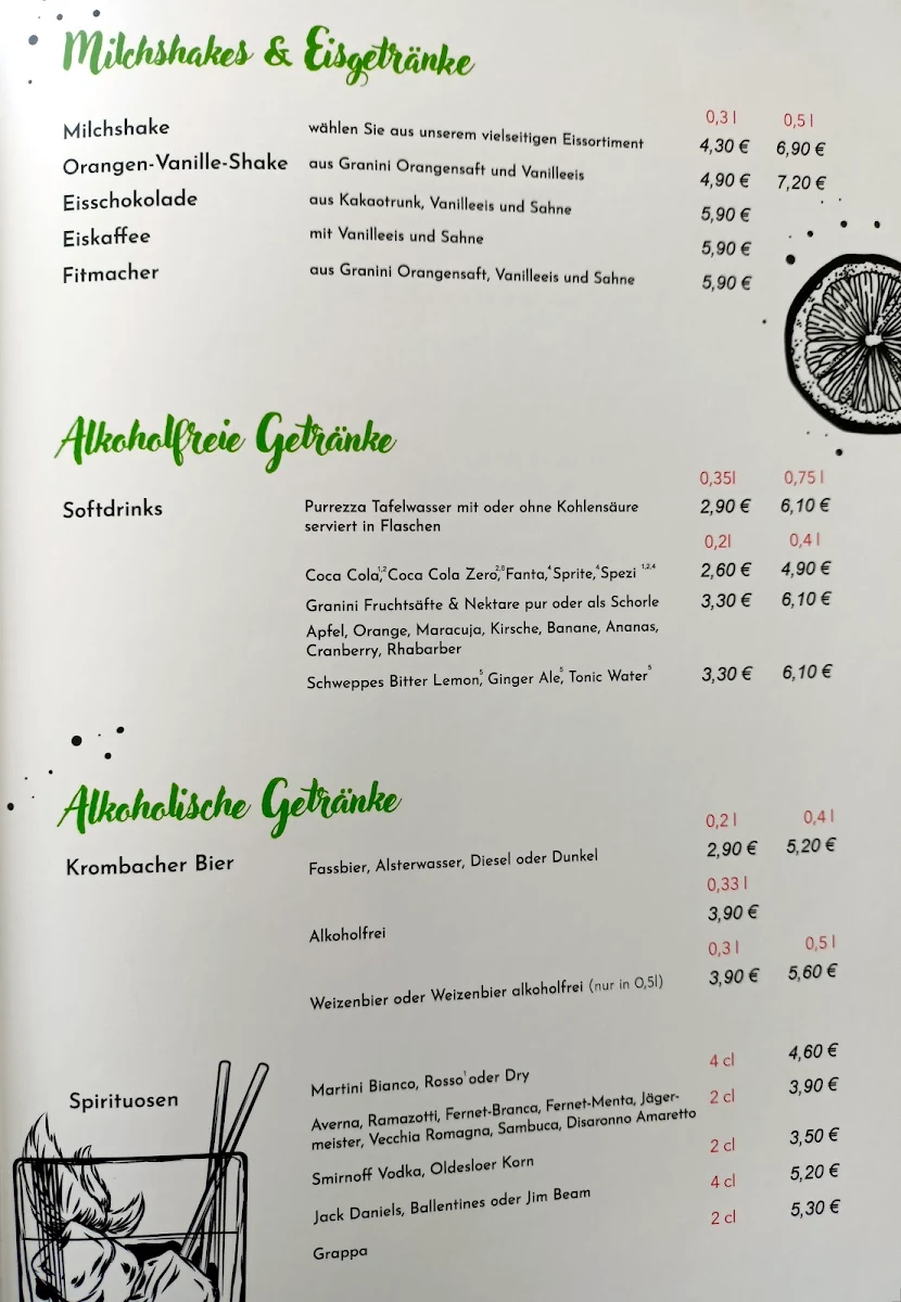 Speisekarte photo 2