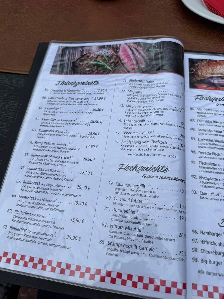 Speisekarte photo 2