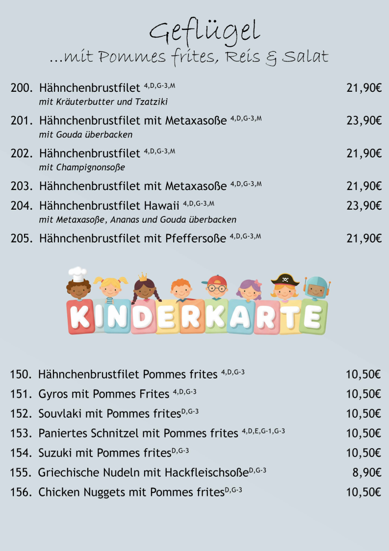 Speisekarte photo 1