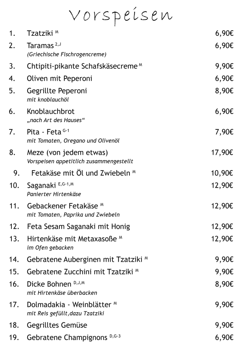 Speisekarte photo 10