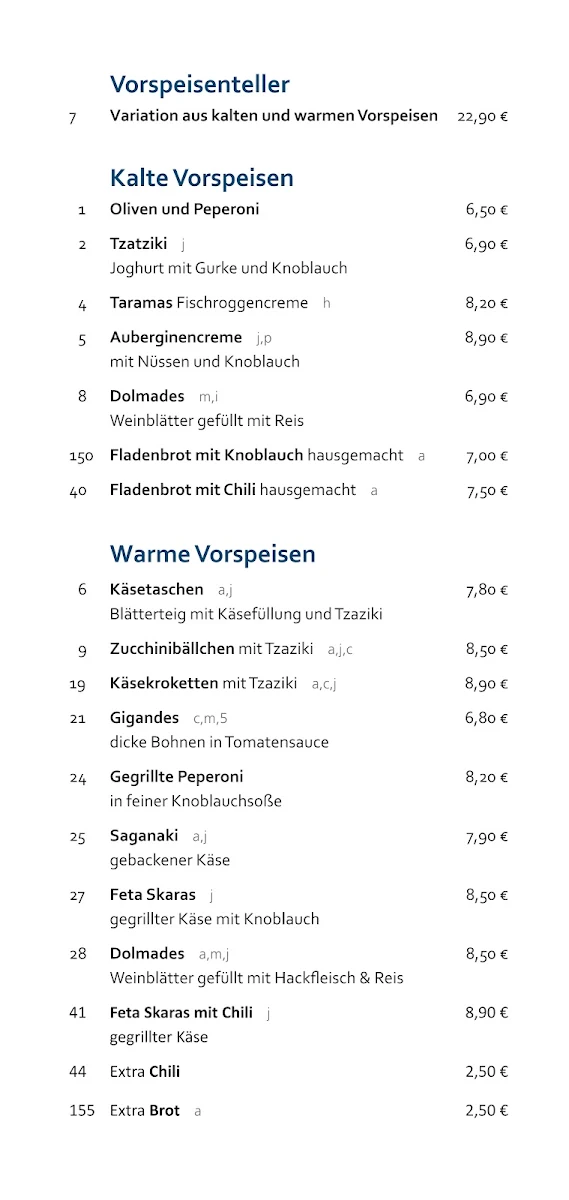 Speisekarte photo 2