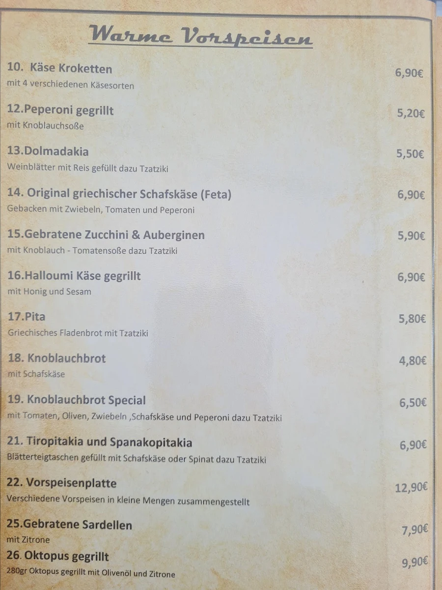Speisekarte photo 1