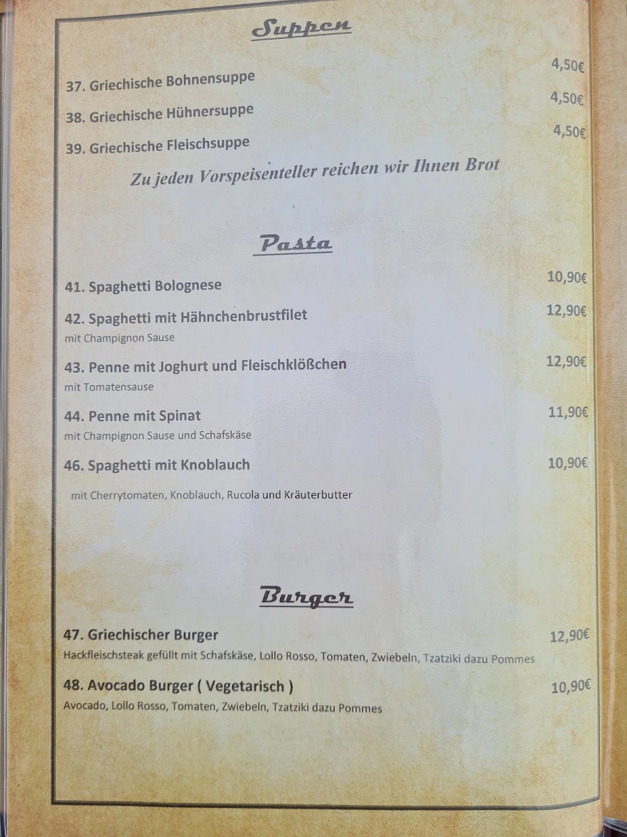 Speisekarte photo 3
