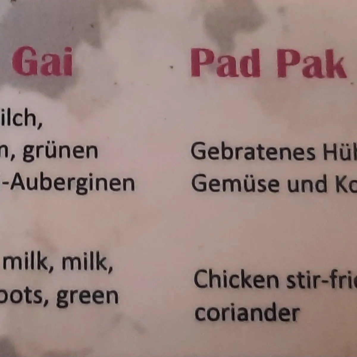 Speisekarte photo 9