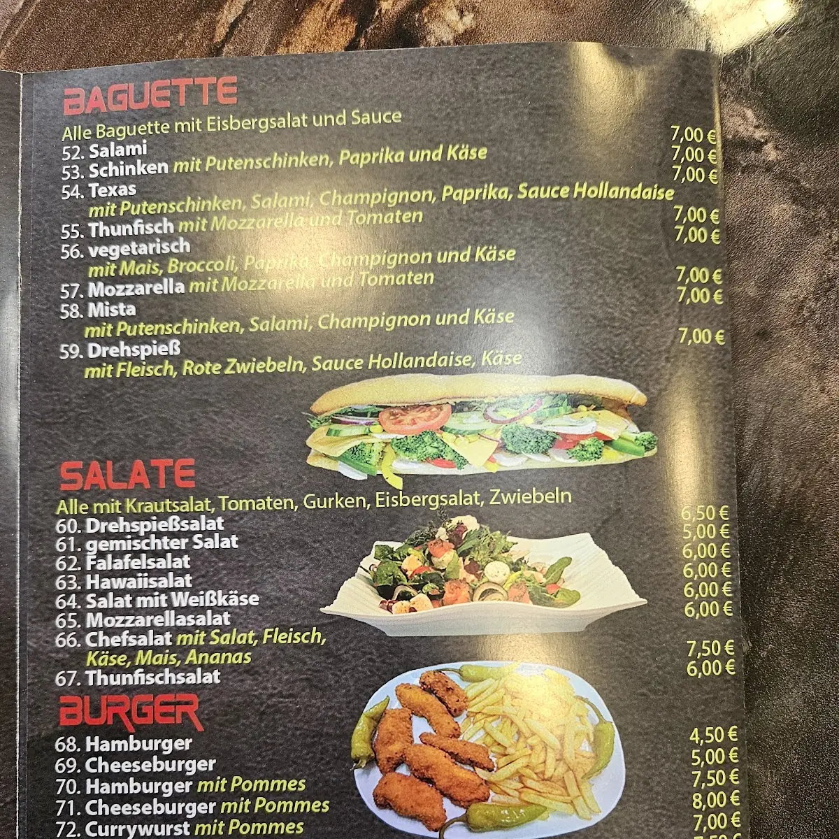 Speisekarte photo 3