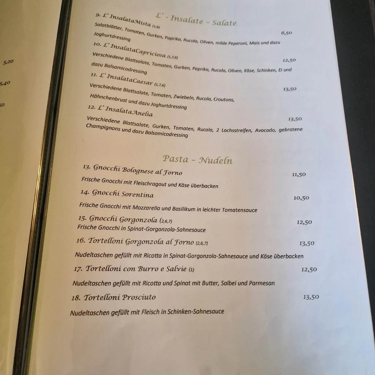 Speisekarte photo 3