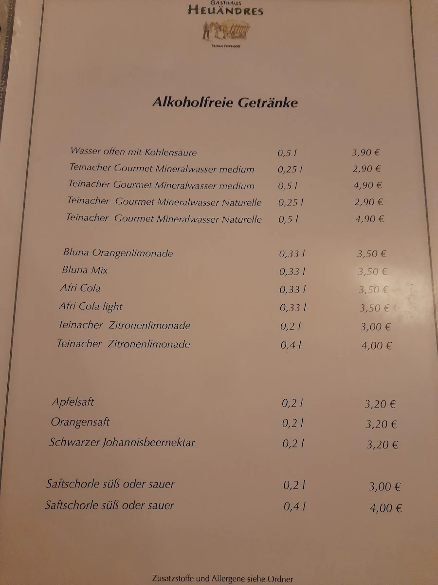 Speisekarte photo 2