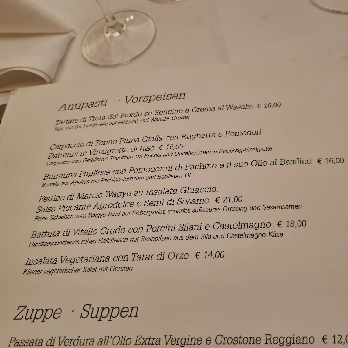 Speisekarte photo 1