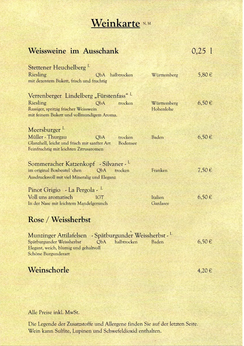 Speisekarte photo 1