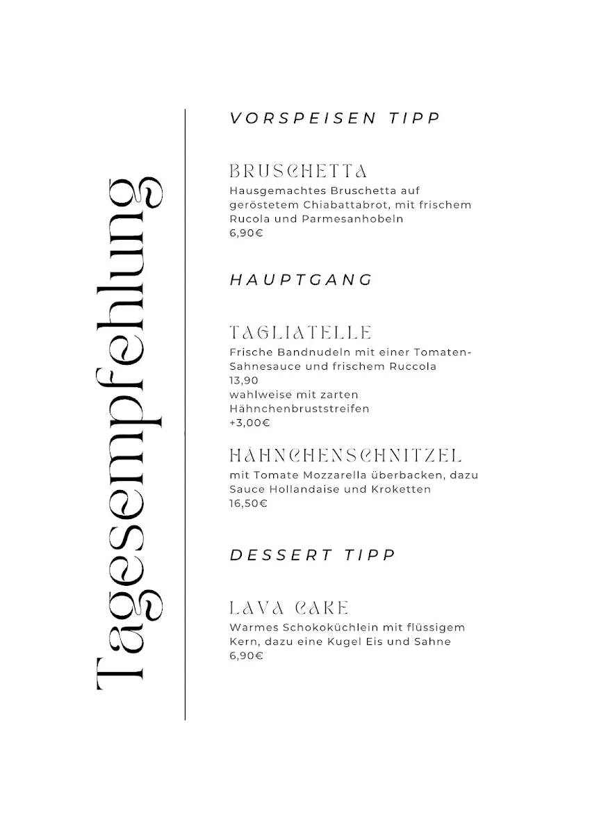 Speisekarte photo 6