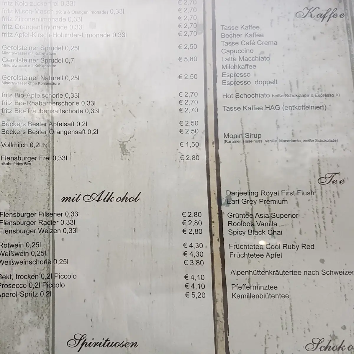 Speisekarte photo 5