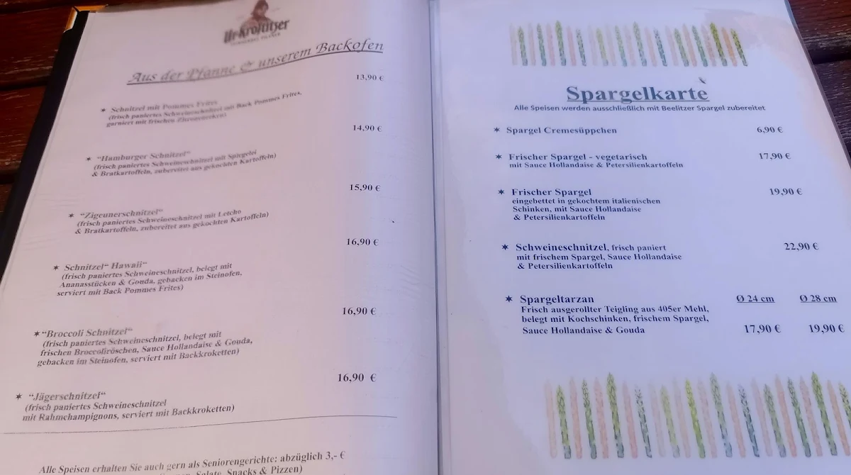 Speisekarte photo 1