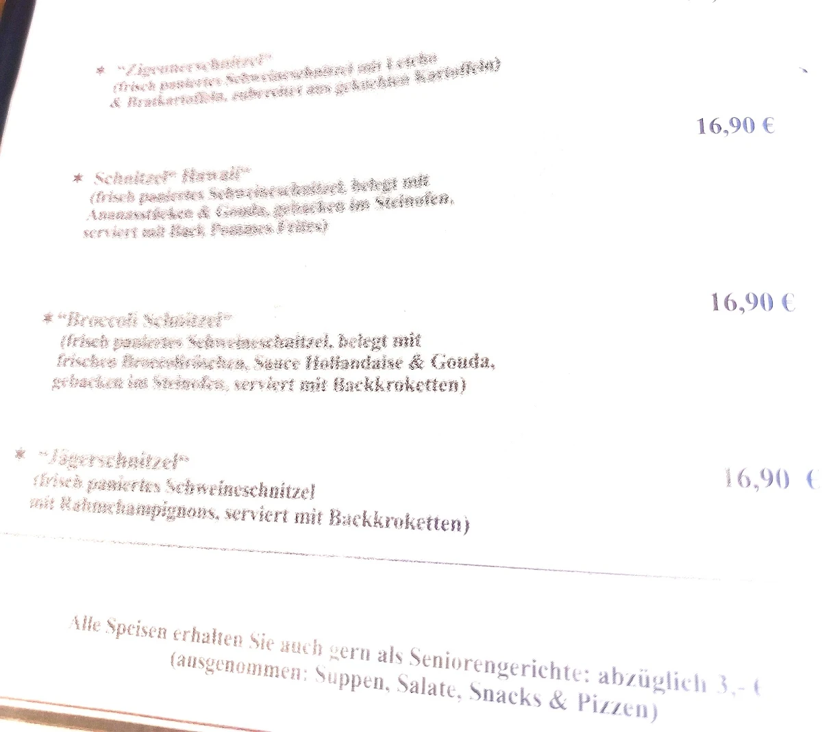 Speisekarte photo 4