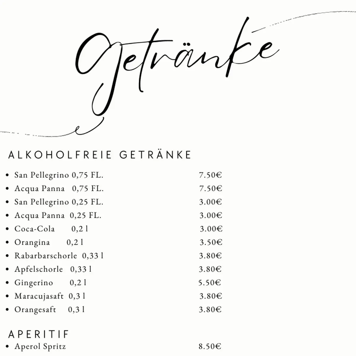 Speisekarte photo 5