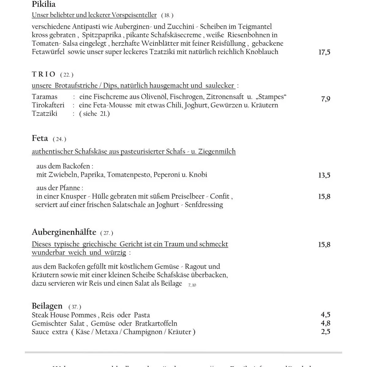Speisekarte photo 3
