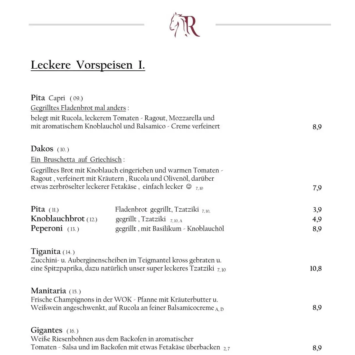Speisekarte photo 6