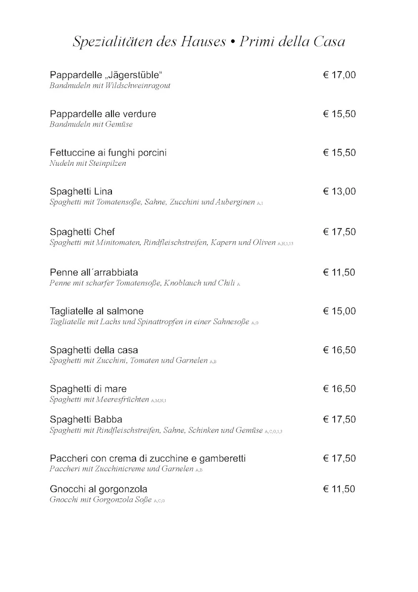Speisekarte photo 2
