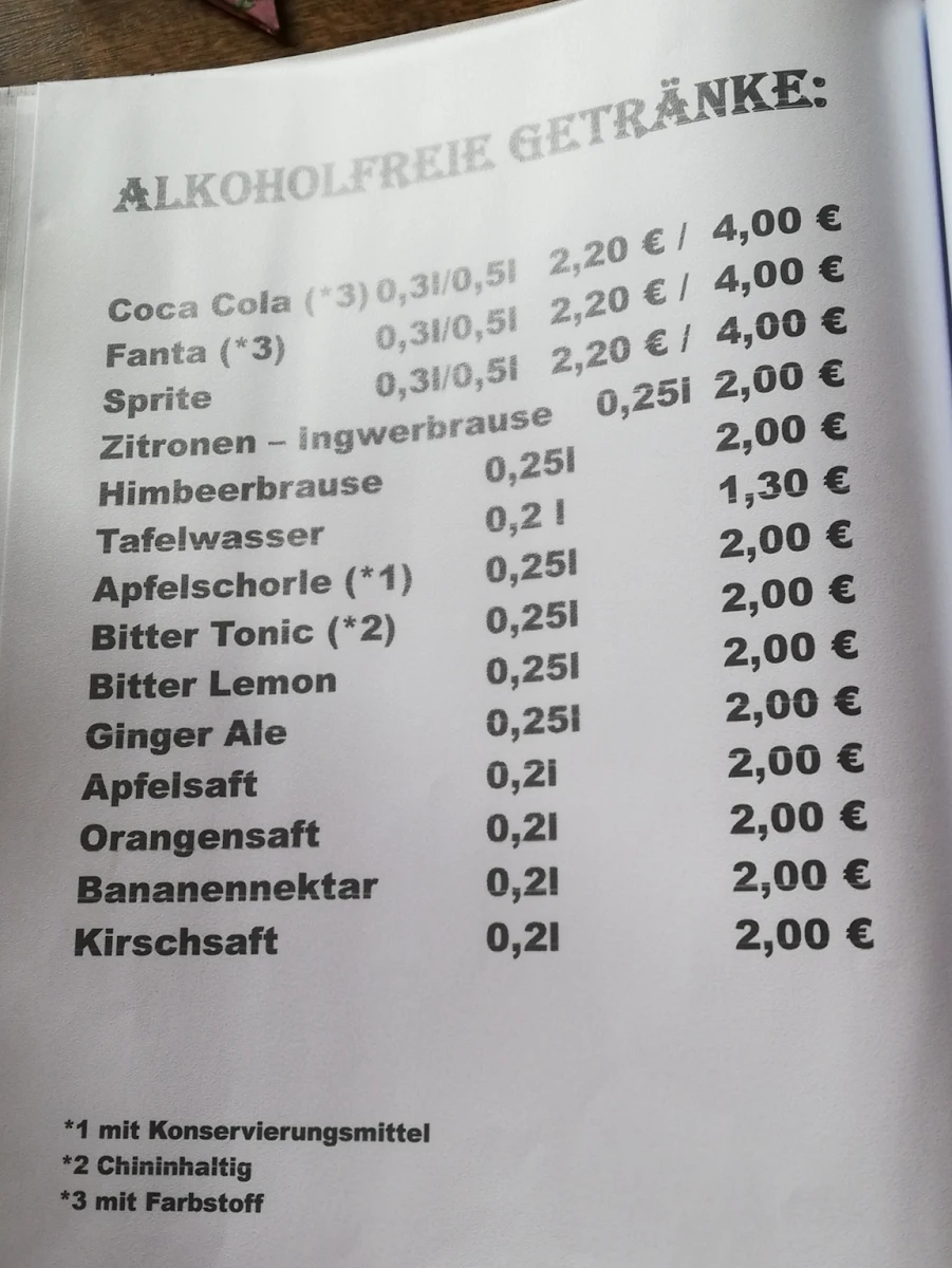 Speisekarte photo 3