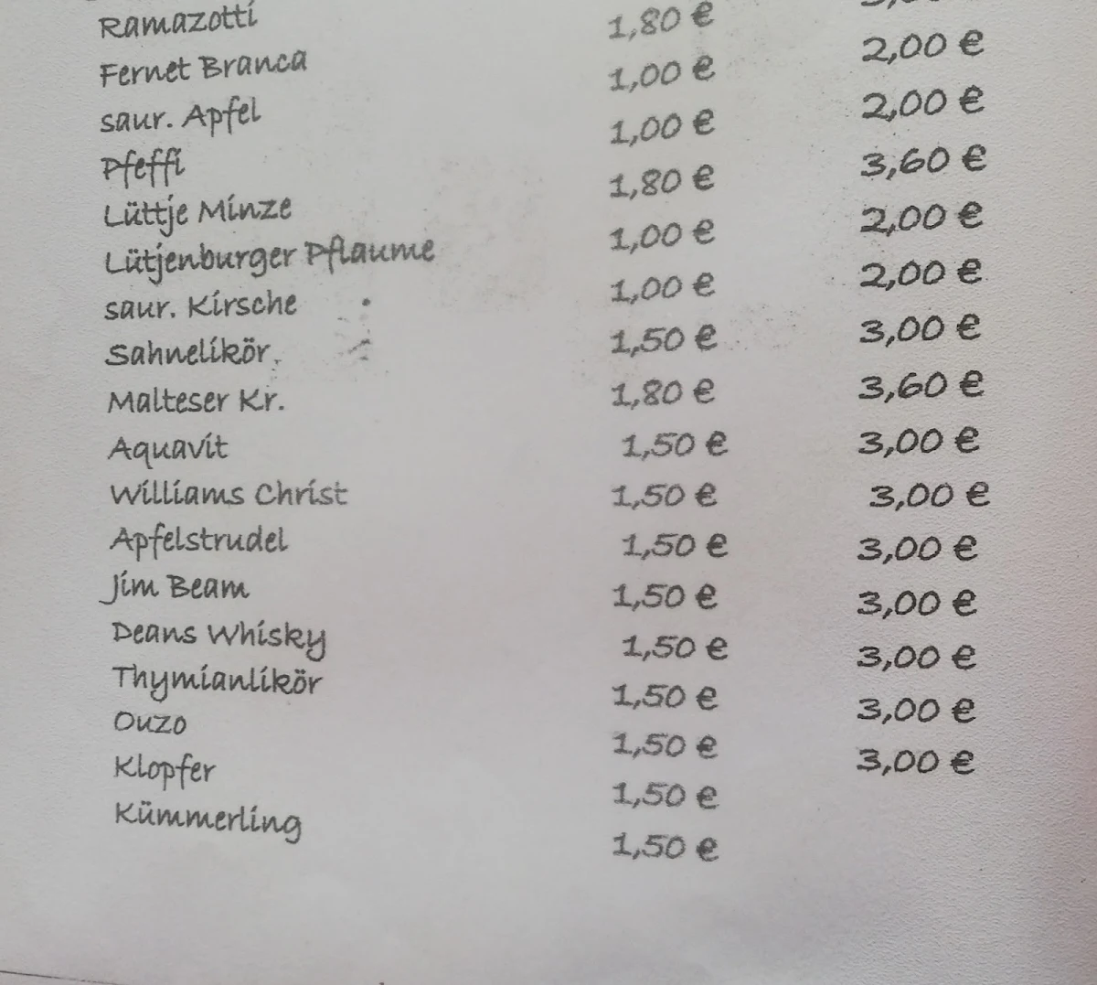 Speisekarte photo 4