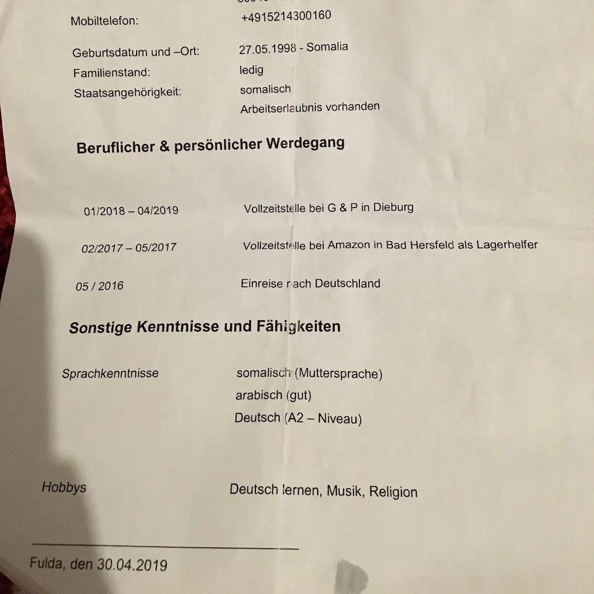 Speisekarte photo 1