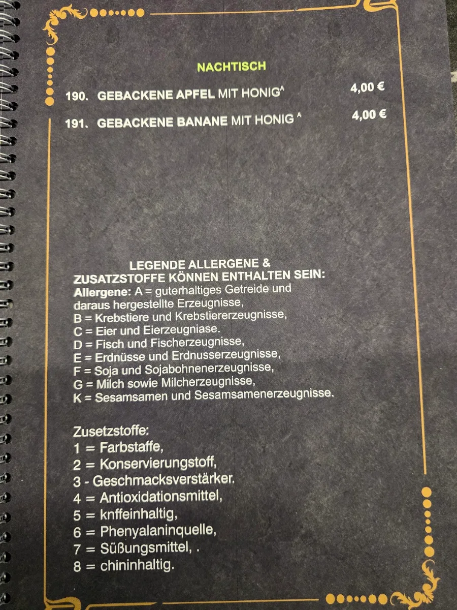 Speisekarte photo 4