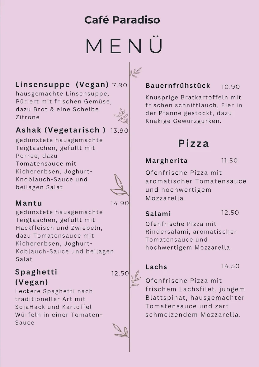 Speisekarte photo 1