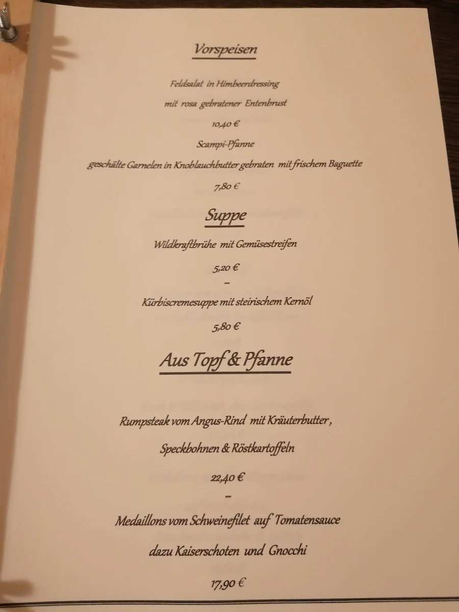 Speisekarte photo 2
