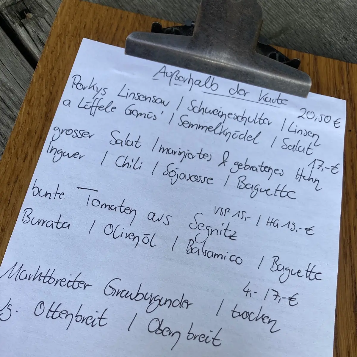 Speisekarte photo 6