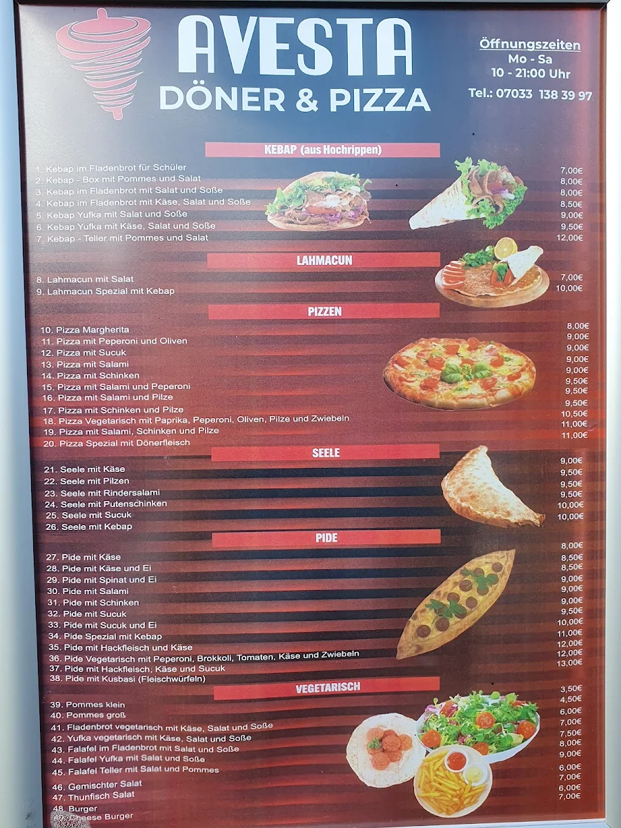 Speisekarte photo 2