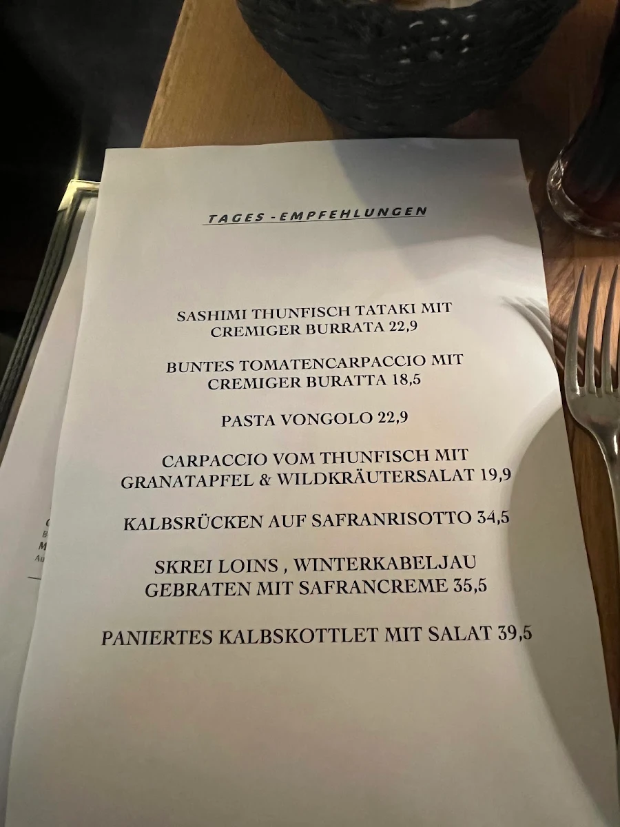 Speisekarte photo 1