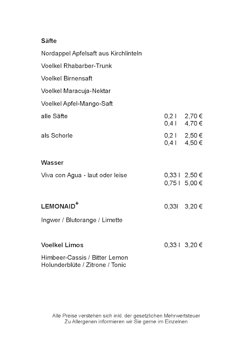 Speisekarte photo 1