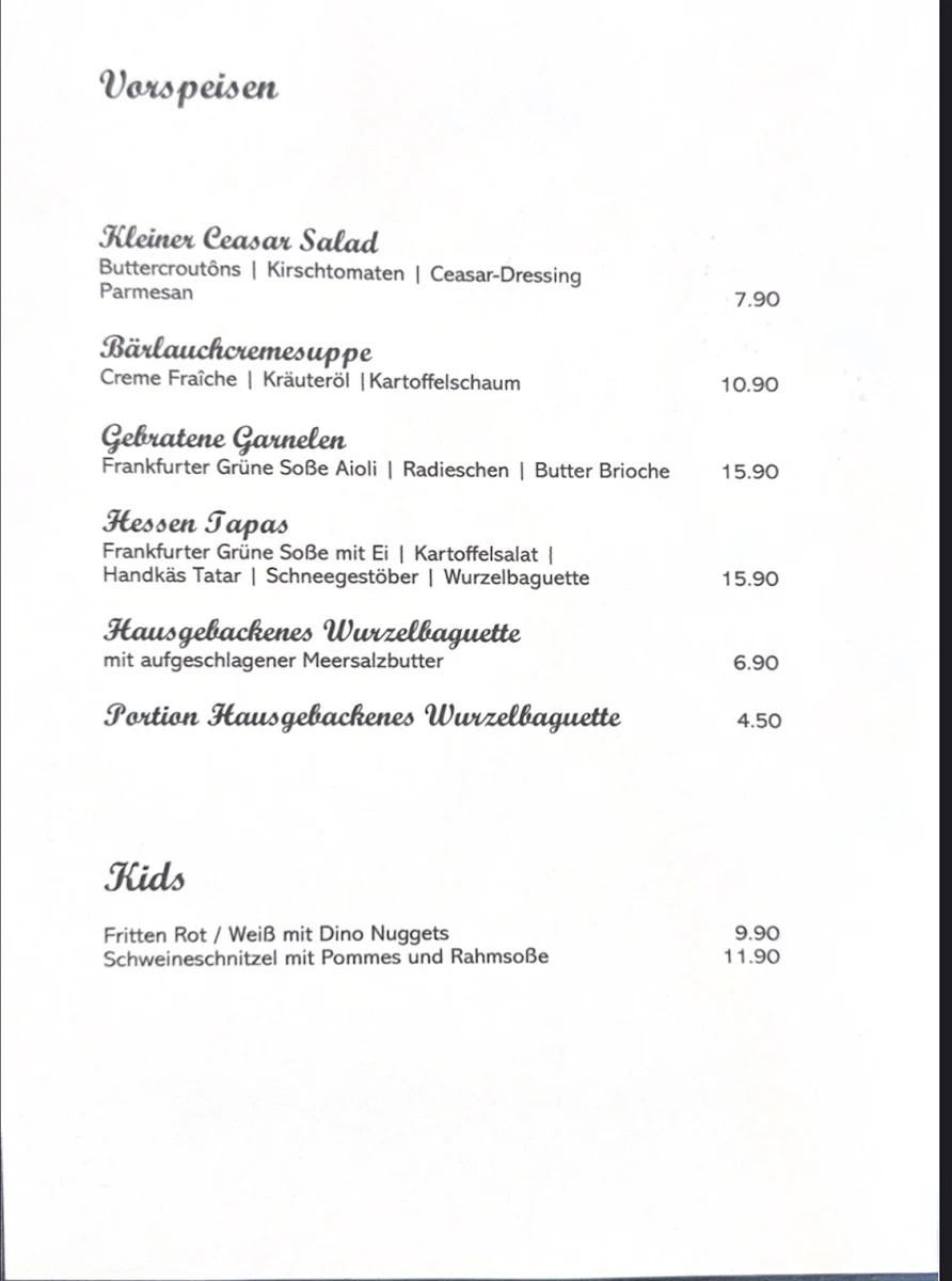 Speisekarte photo 2