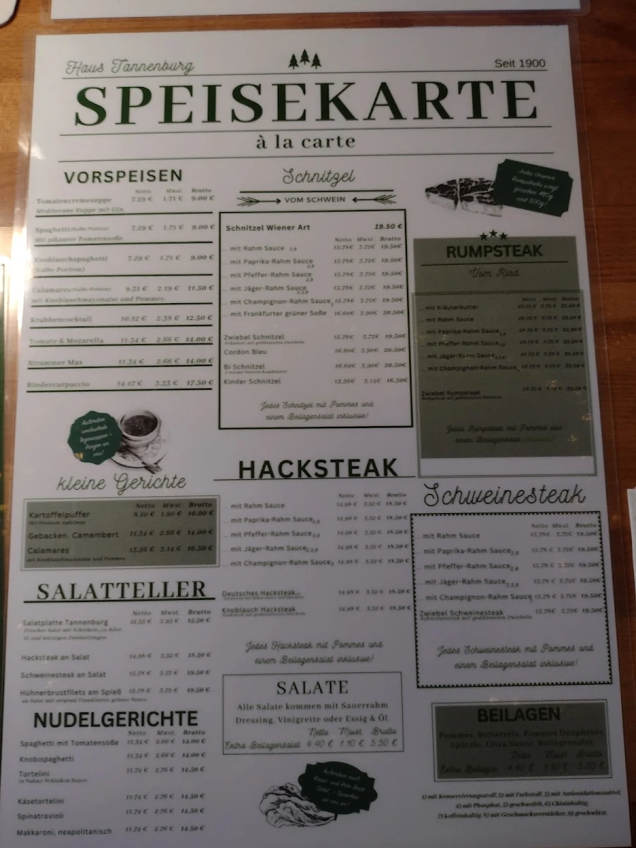 Speisekarte photo 2