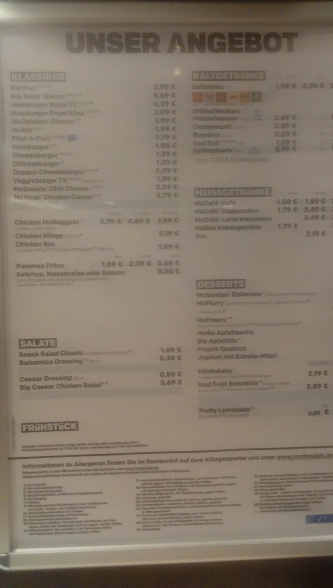 Speisekarte photo 2