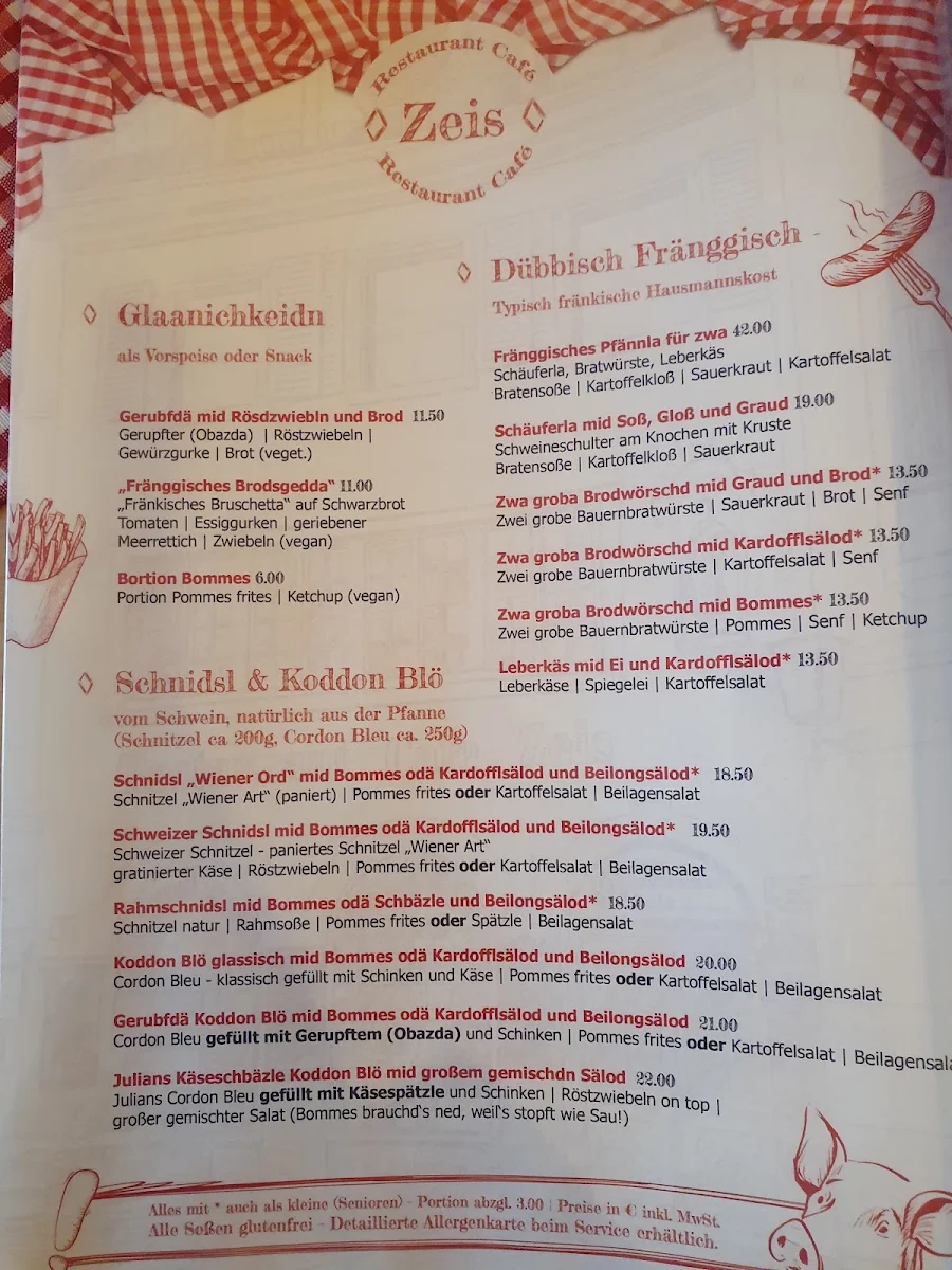 Speisekarte photo 1