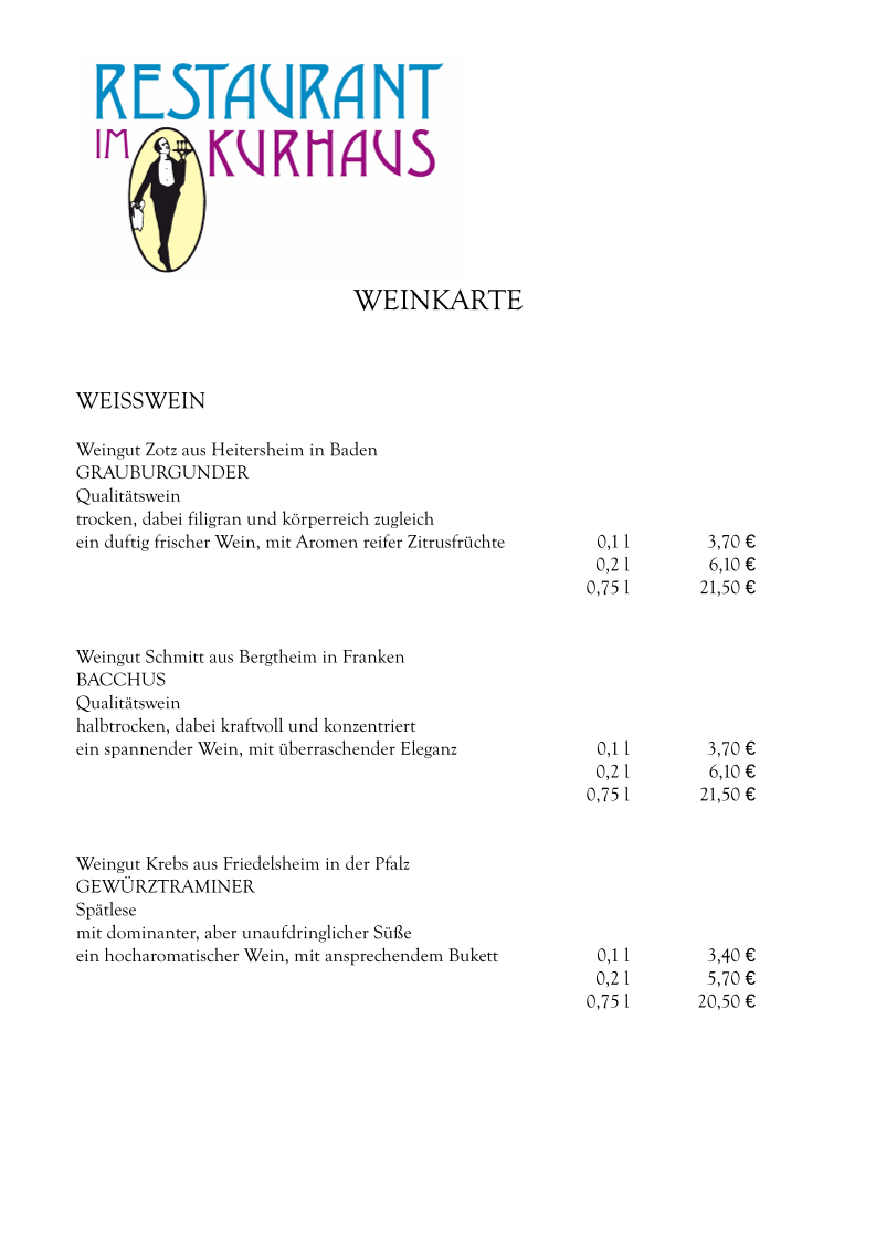 Speisekarte photo 3