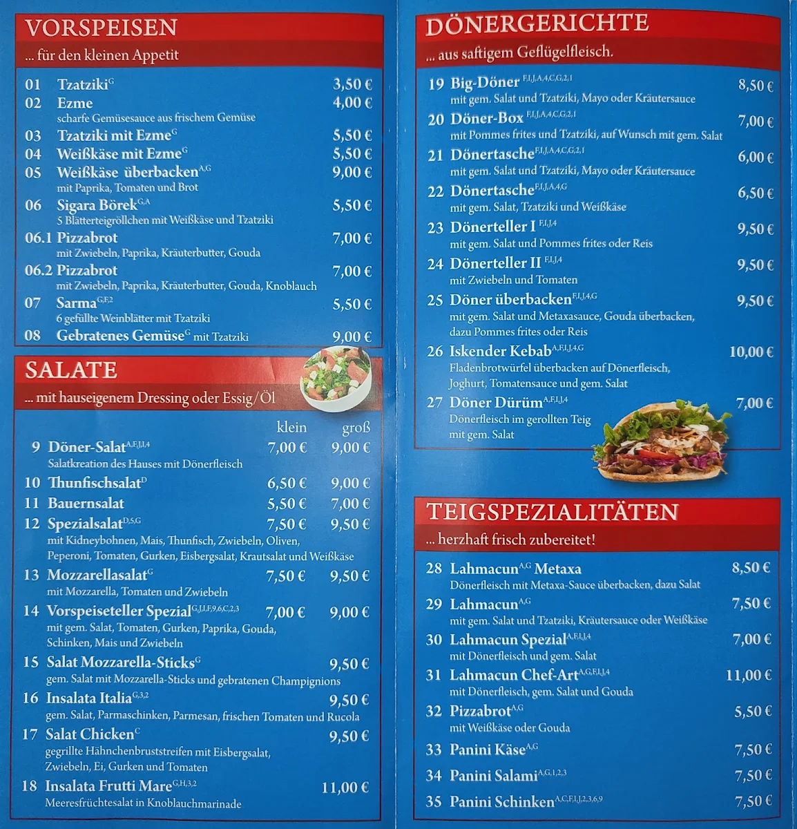 Speisekarte photo 1