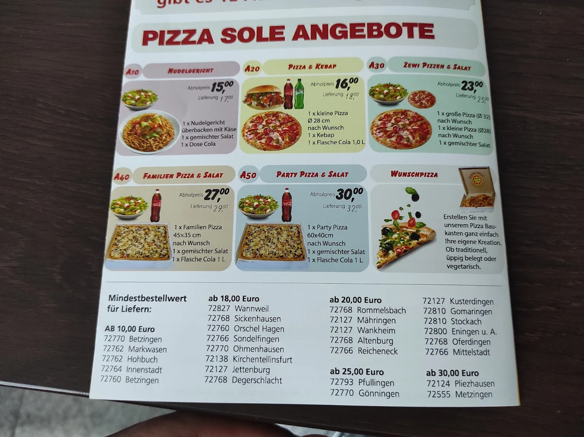 Speisekarte photo 3