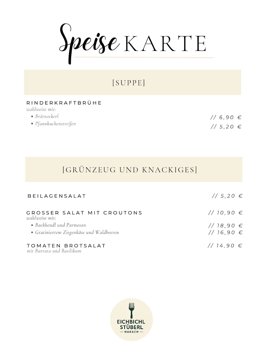 Speisekarte photo 2