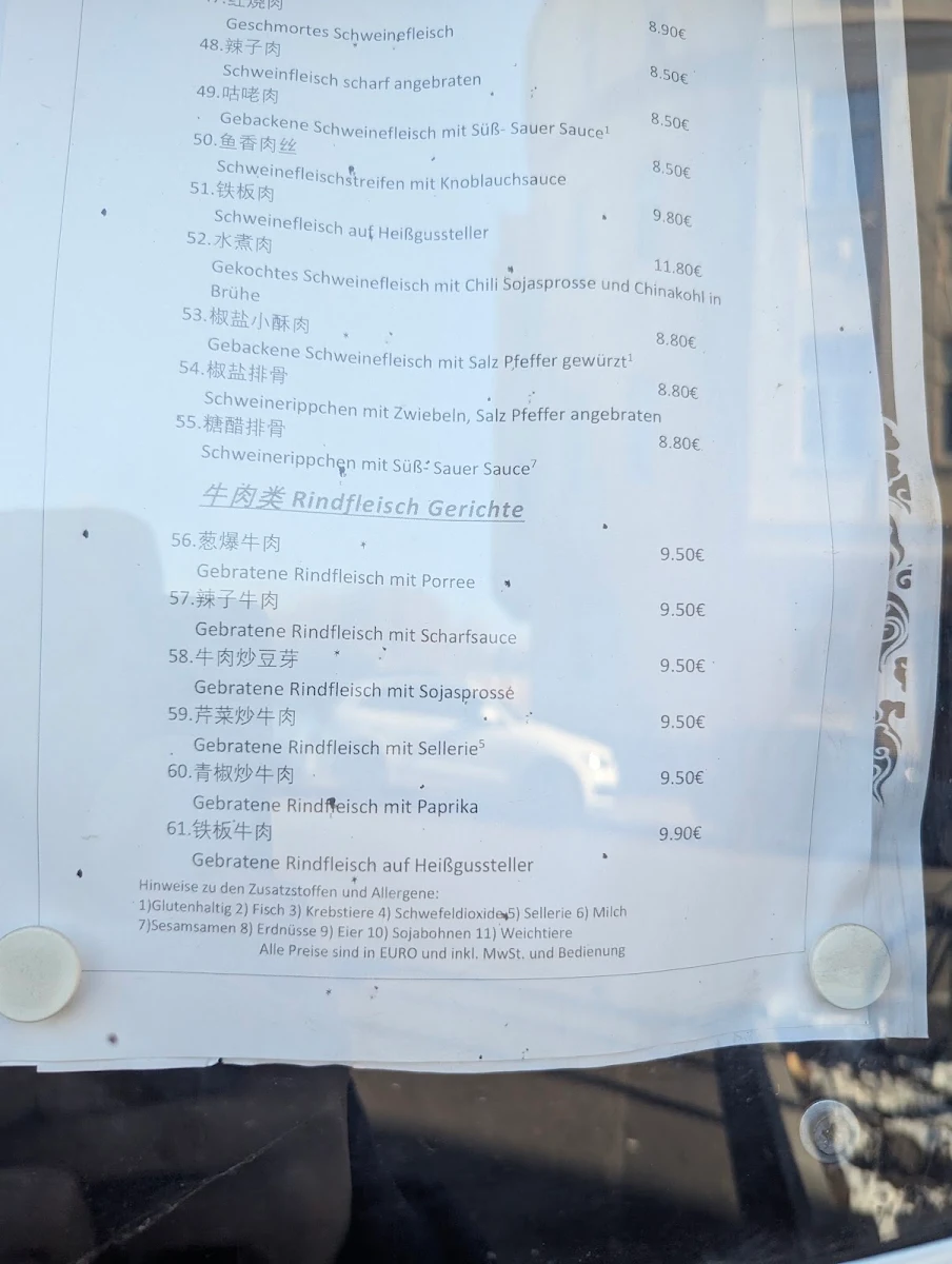 Speisekarte photo 2