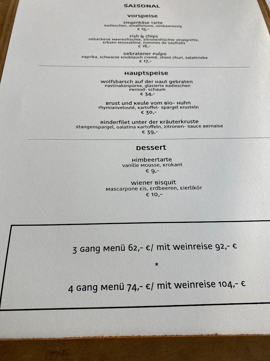 Speisekarte photo 1