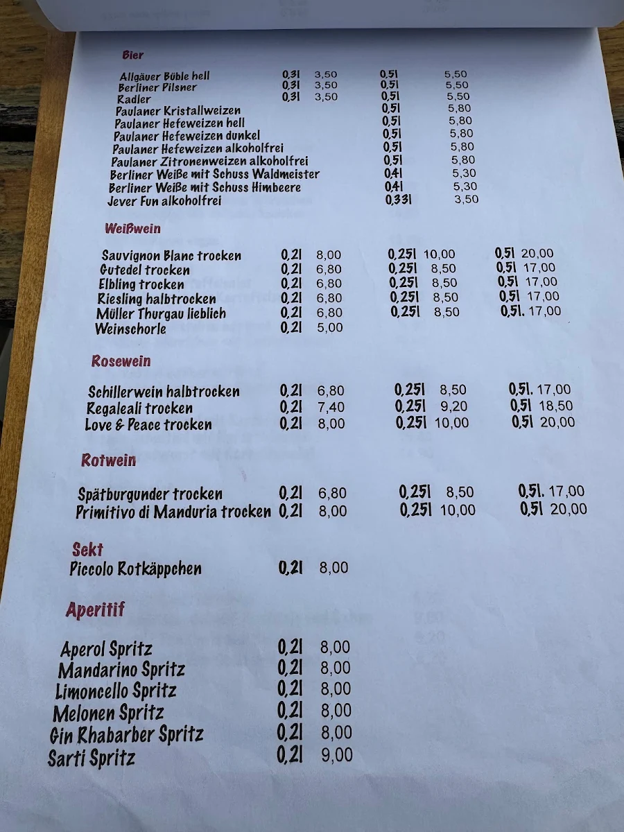 Speisekarte photo 3