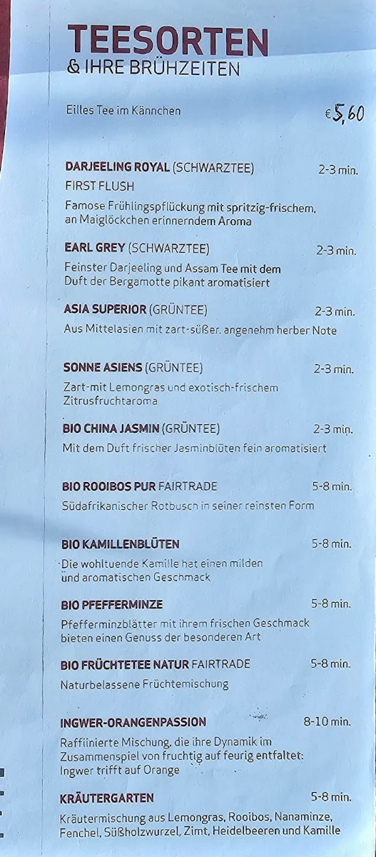 Speisekarte photo 5