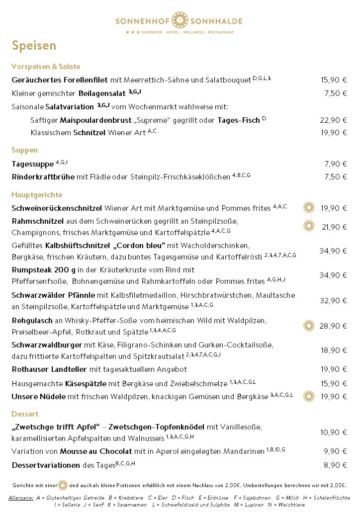 Speisekarte photo 3