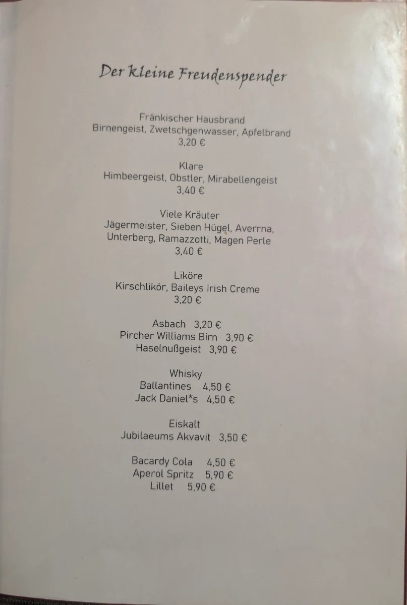 Speisekarte photo 4