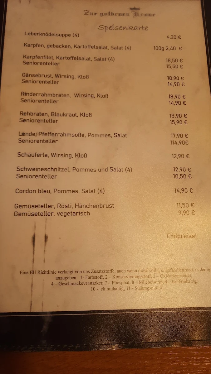 Speisekarte photo 5