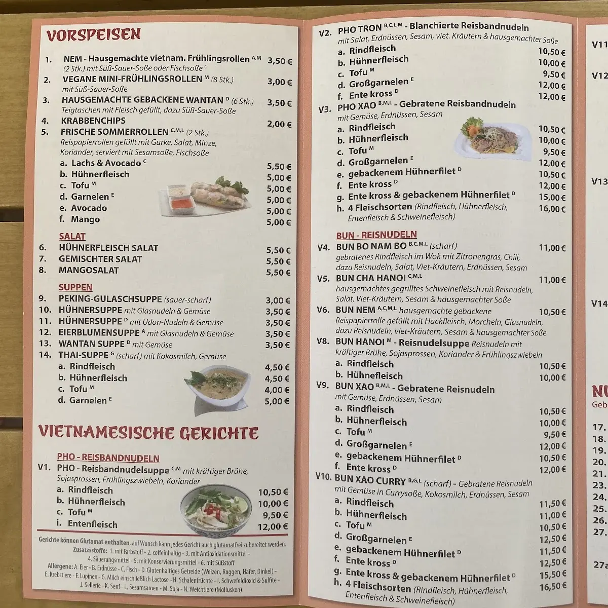 Speisekarte photo 2