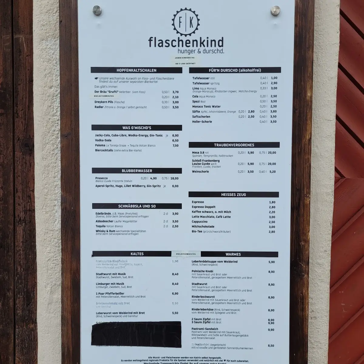 Speisekarte photo 2