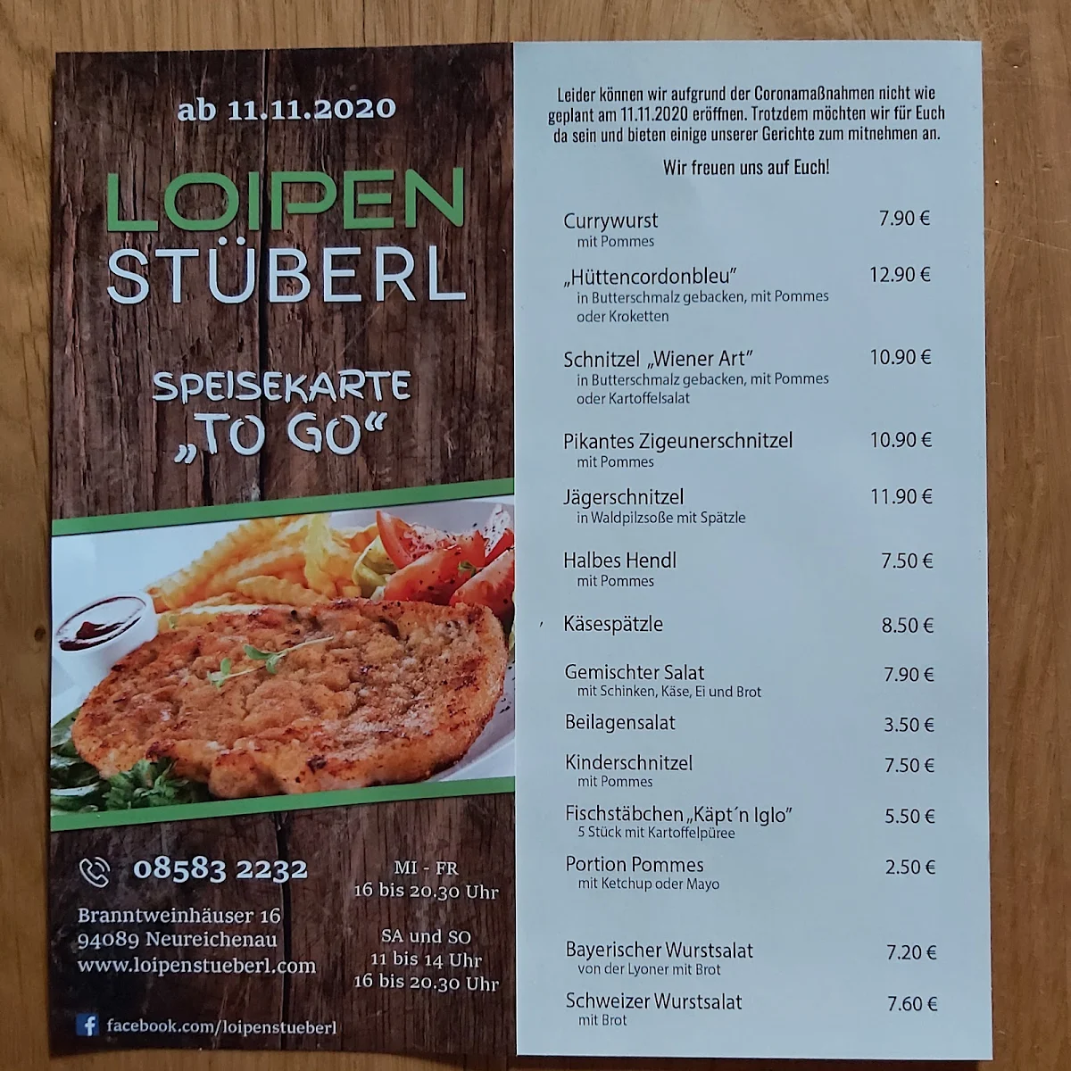 Speisekarte photo 3