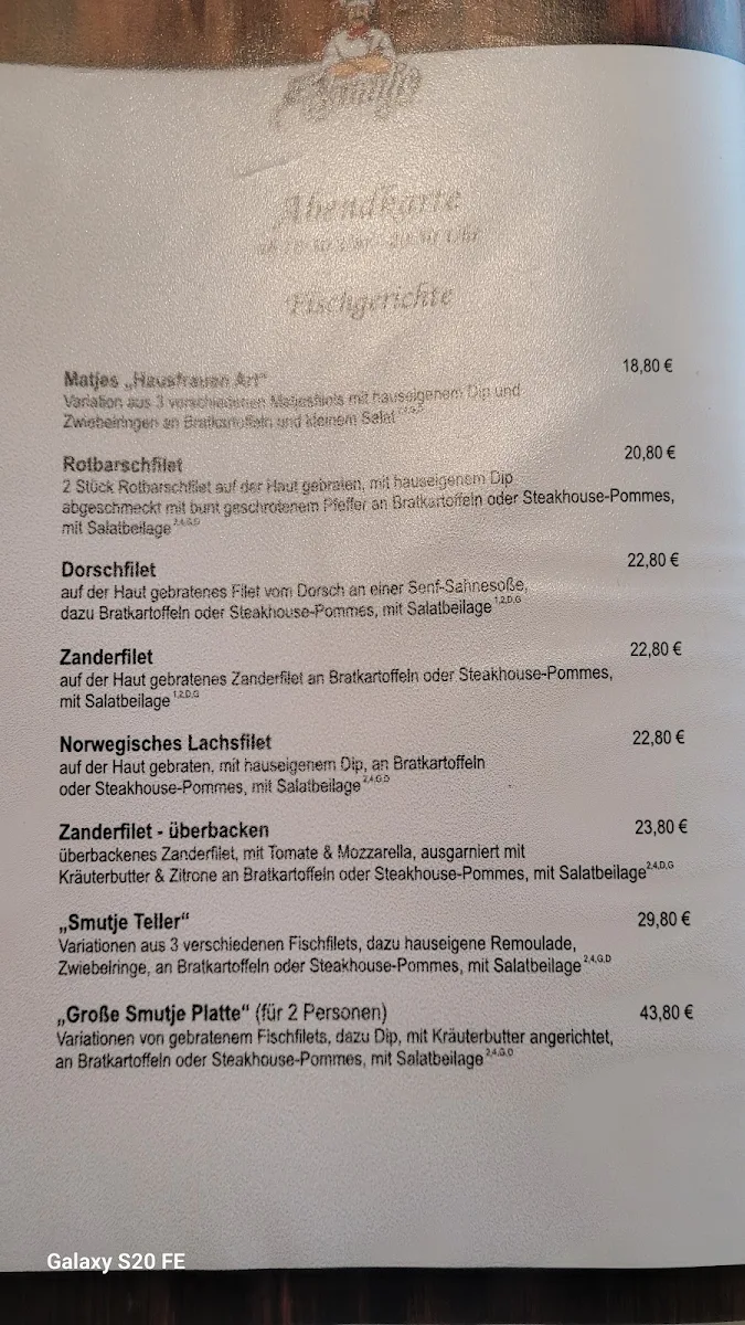 Speisekarte photo 1